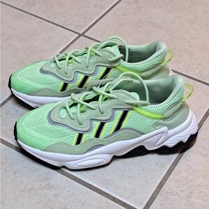 Adidas Ozweego J - "GREEN GLOW" - Size 7Y / Women's size 8.5